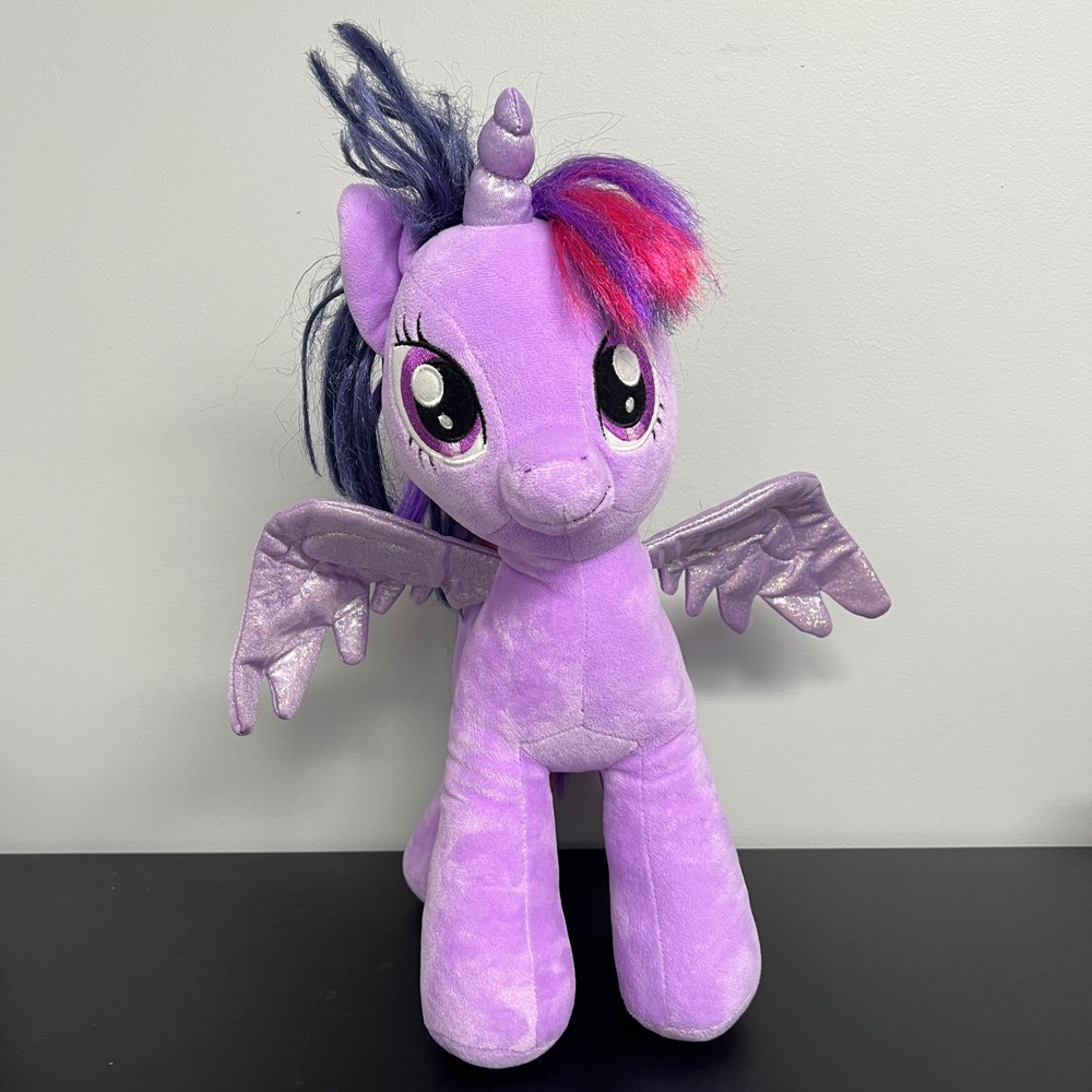 Build-A-Bear My Little Pony Twilight Sparkle Alicorn Plush Purple 16 inch
